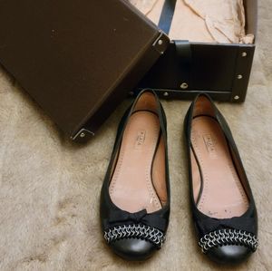 $1,430 Alaia Calzature Donna Peau Chaine ballet flats